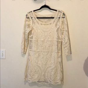 Off white lace dress
